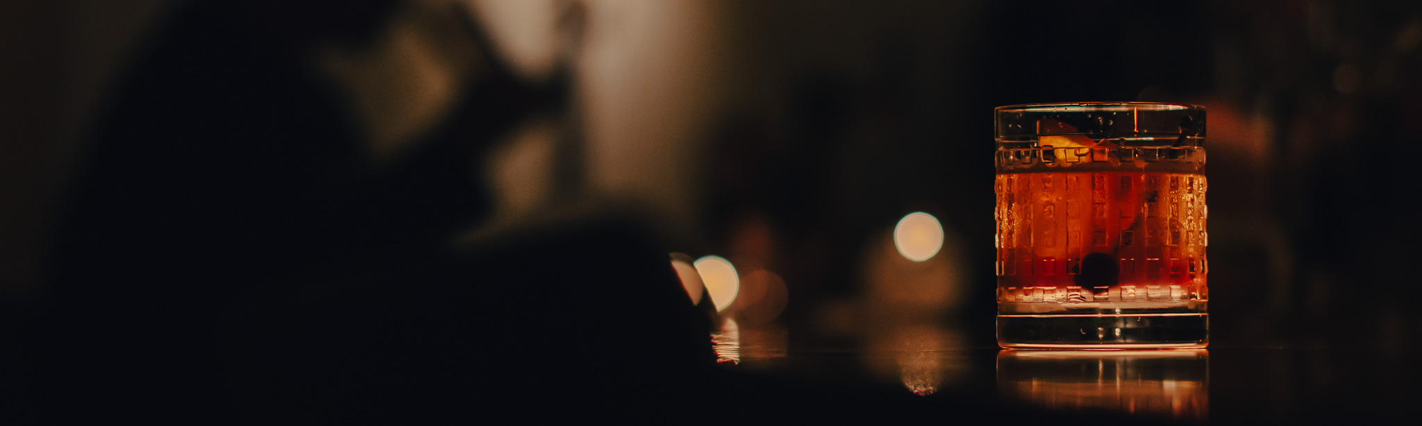 Old fashioned cocktail