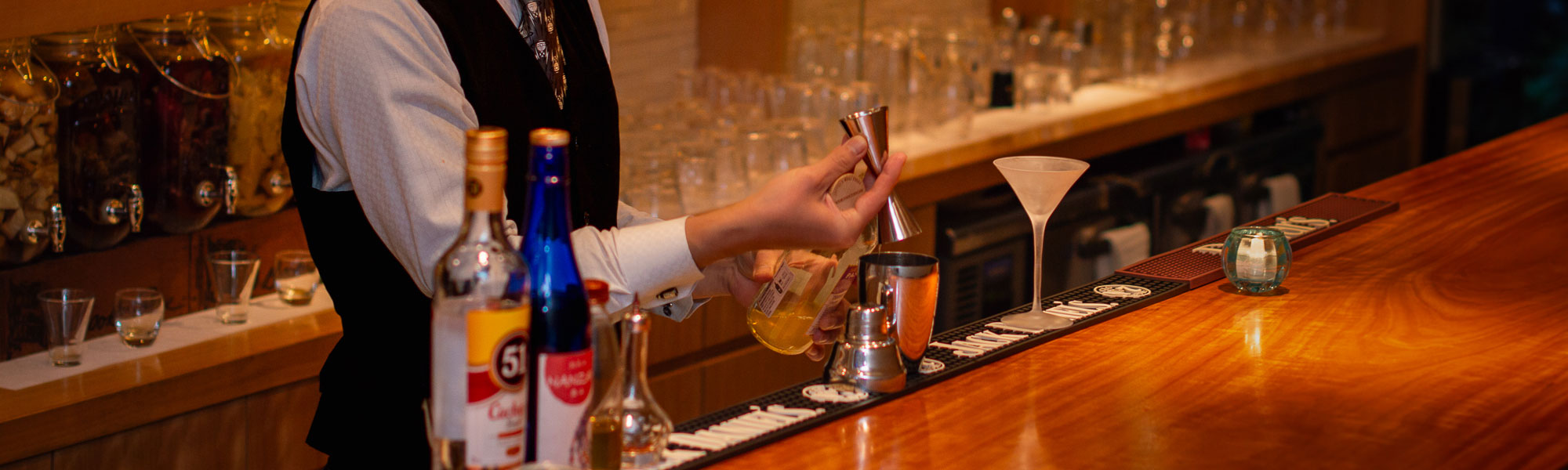 Turquoise Bar bartender